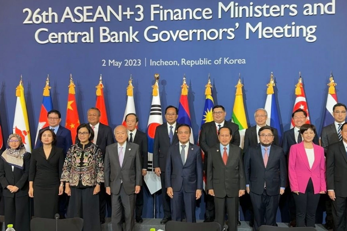 Mesyuarat ASEAN + 3 Menteri Kewangan &amp; Gabenor Bank Pusat Di Korea